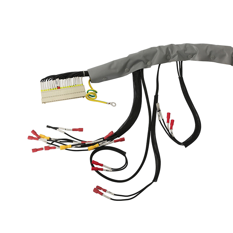 Power supply network cabinet wiring harness